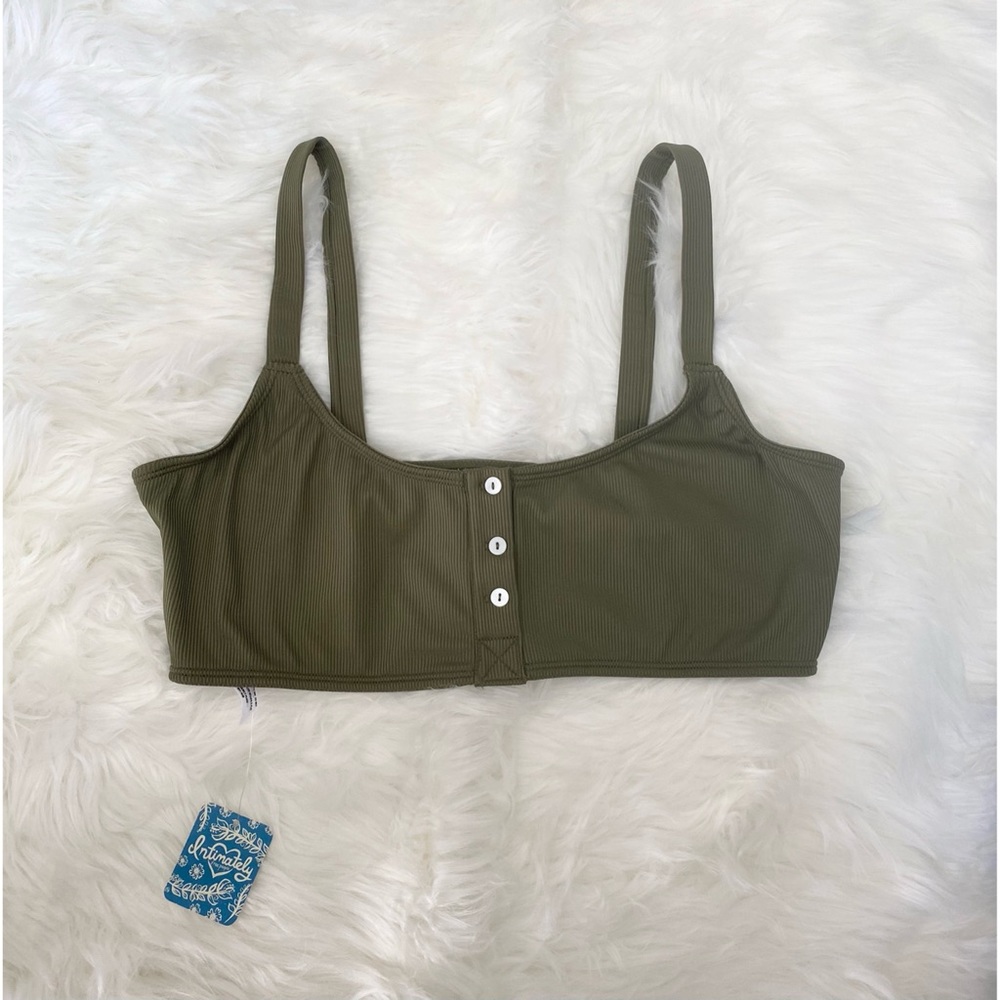 Free People Green Bralette
